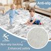 Flei Living Room Runner Rug 70 x 340 cm, Short Pile view 2