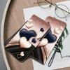 YKTO PU Leather Flip Wallet Case for OnePlus Ace 3, Rose Gold Double Heart view 3