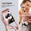 YKTO PU Leather Flip Wallet Case for OnePlus Ace 3, Rose Gold Double Heart view 4