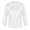 Kids' Carnival Sequin Long-Sleeve Top, Silver, 5–6 Years view 1