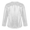 Kids' Carnival Sequin Long-Sleeve Top, Silver, 5–6 Years view 2