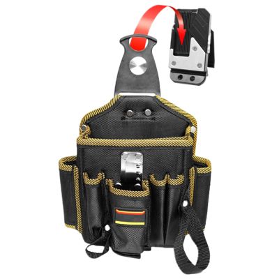 Hip Holster Tool Belt Pouch with Multiple Compartments, Large Capacity, Lightweight, for Hairstylists and Roofers
