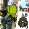 Hip Holster Tool Belt Pouch with Multiple Compartments, Large Capacity, Lightweight, for Hairstylists and Roofers view 2