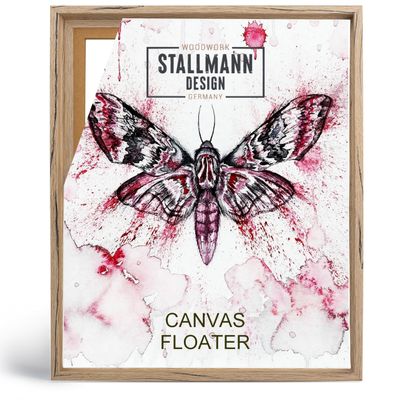 Stallmann Design Shadow Gap Frame 50 x 75 cm, Black-Grained Oak