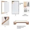 Stallmann Design Shadow Gap Frame 50 x 75 cm, Black-Grained Oak view 3