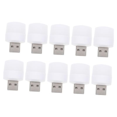 TEHAUX USB Lights, 10-Pack, Portable LED Night Lights for Christmas Events