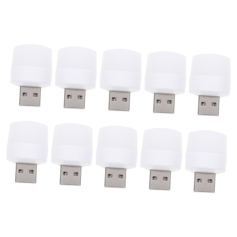 TEHAUX USB Lights, 10-Pack, Portable LED Night Lights for Christmas Events