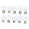 TEHAUX USB Lights, 10-Pack, Portable LED Night Lights for Christmas Events view 1