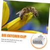 NOLITOY 2-Piece Bee-Breeding Cages with Book Clips, Break-Resistant Beekeeping Tool for Egg Rearing view 4
