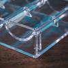 FUNOMOCYA Transparent Acrylic Poker Chip Organizer, 5 Compartments, for 100 Chips view 3