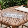 FUNOMOCYA Transparent Acrylic Poker Chip Organizer, 5 Compartments, for 100 Chips view 4