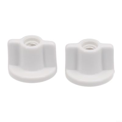 Replacement Rear Nuts for Toilet Lid, 2-Pack, for 6 mm Screws
