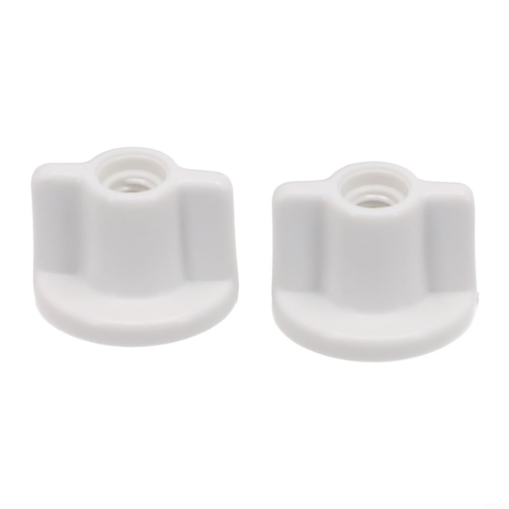 Replacement Rear Nuts for Toilet Lid, 2-Pack, for 6 mm Screws