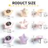 Xanthelle Push Pins, 25-Pack, Decorative Bright Star-Shaped Thumbtacks view 2