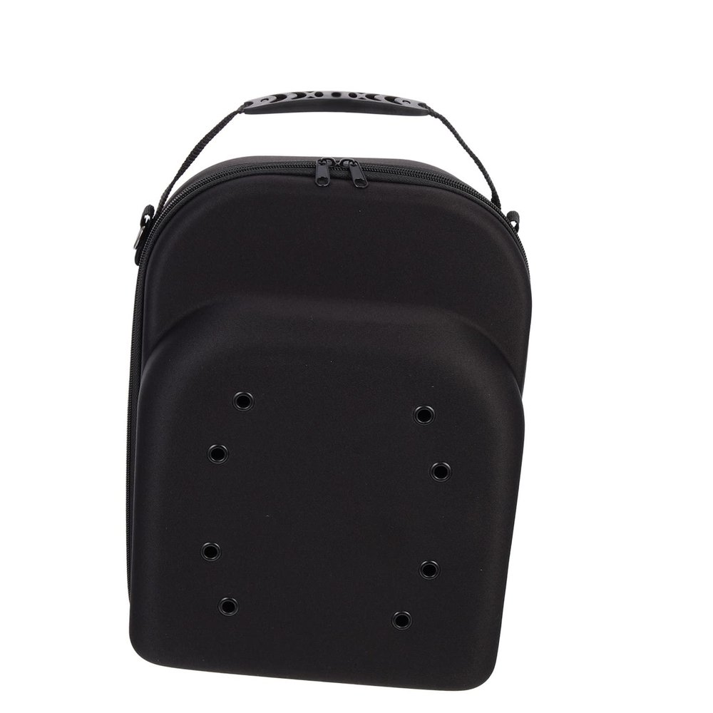 INOOMP EVA Baseball Cap Case for Travel and Storage with Handle, Black