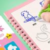 Reusable Tracing and Coloring Workbook for Children view 2