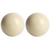 Hominas White Billiard Balls, 2-Pack, 5.72 cm Standard Cue Balls view 1