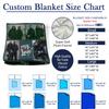 Personalized Photo and Text Blanket view 4