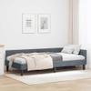Amorsee Single Bed/Sofa Bed, 90 x 200 cm, Dark Gray, No Mattress view 1