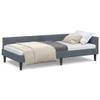 Amorsee Single Bed/Sofa Bed, 90 x 200 cm, Dark Gray, No Mattress view 4
