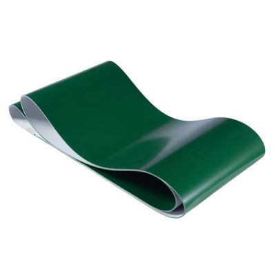 Drive Belt, 2000–2150 mm, Green PVC Conveyor Belt, 100 mm Wide, 5 mm Thick