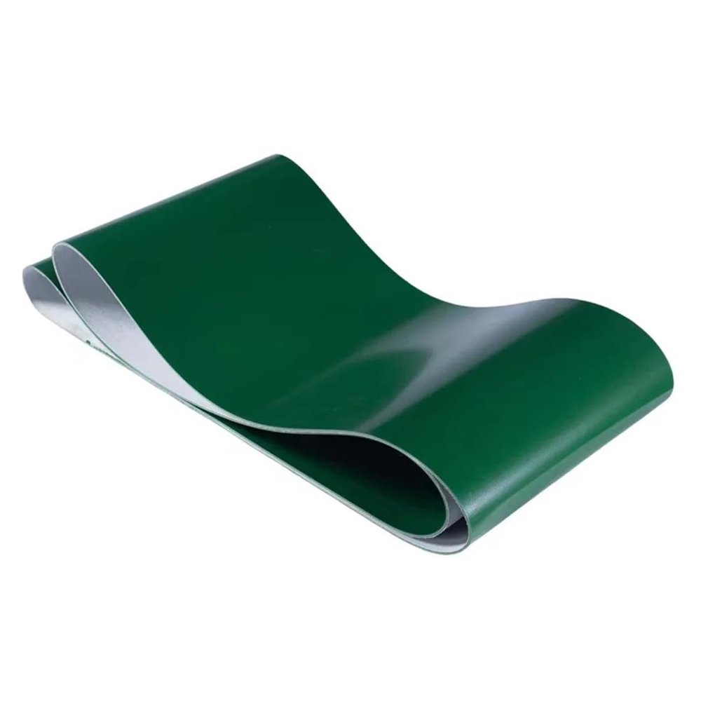 Drive Belt, 2000–2150 mm, Green PVC Conveyor Belt, 100 mm Wide, 5 mm Thick