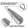 Alwonder 10-Pack 60 g Fishing Pear Sinkers with Iron Ring view 4