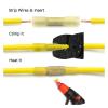 50-Piece Heat-Shrink Insulated Butt Crimp Terminals, 12–10 AWG view 2