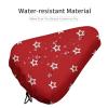 Treer Waterproof Bicycle Seat Cover, Star Pattern, Red, 1 pc view 4