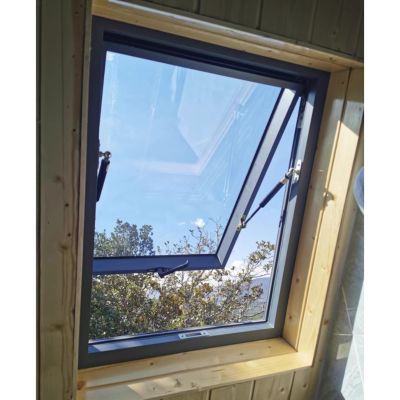Universal Skylight for Sloped and Flat Roofs, Adjustable, Double-Layer Tempered Glass, 20 x 22 in (51 x 56 cm)