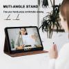 Case for Samsung Galaxy Tab S11 11-inch 2025 (SM-X736B/SM-X730), Premium PU Leather Folio Cover with Stand, Card Slots and Magnetic Closure, Brown view 2
