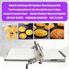 LQQYJSM Manual Dough Sheeter, Compact Stainless Steel Dough Rolling Machine, Adjustable Thickness 0.5–17.5 mm/0.5–27 mm RS201 view 4