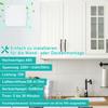 Vkechh 100 mm Bathroom Exhaust Fan with Humidity Sensor, Timer and Backdraft Damper view 2
