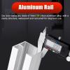 Invisible Sliding Door Track with Rollers for Folding Doors, Barn-Style Track Kit, 80 kg Max., 53 in/134.6 cm view 2