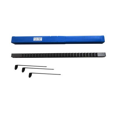 1-Pc Metric HSS Push-Type Keyway Broach, 2/3/4/5/6/8/10/12/14/16/18/20/22/24/25 mm, A1/B1/C1/D1/E1/F1, for CNC Machines (F1 20 mm)