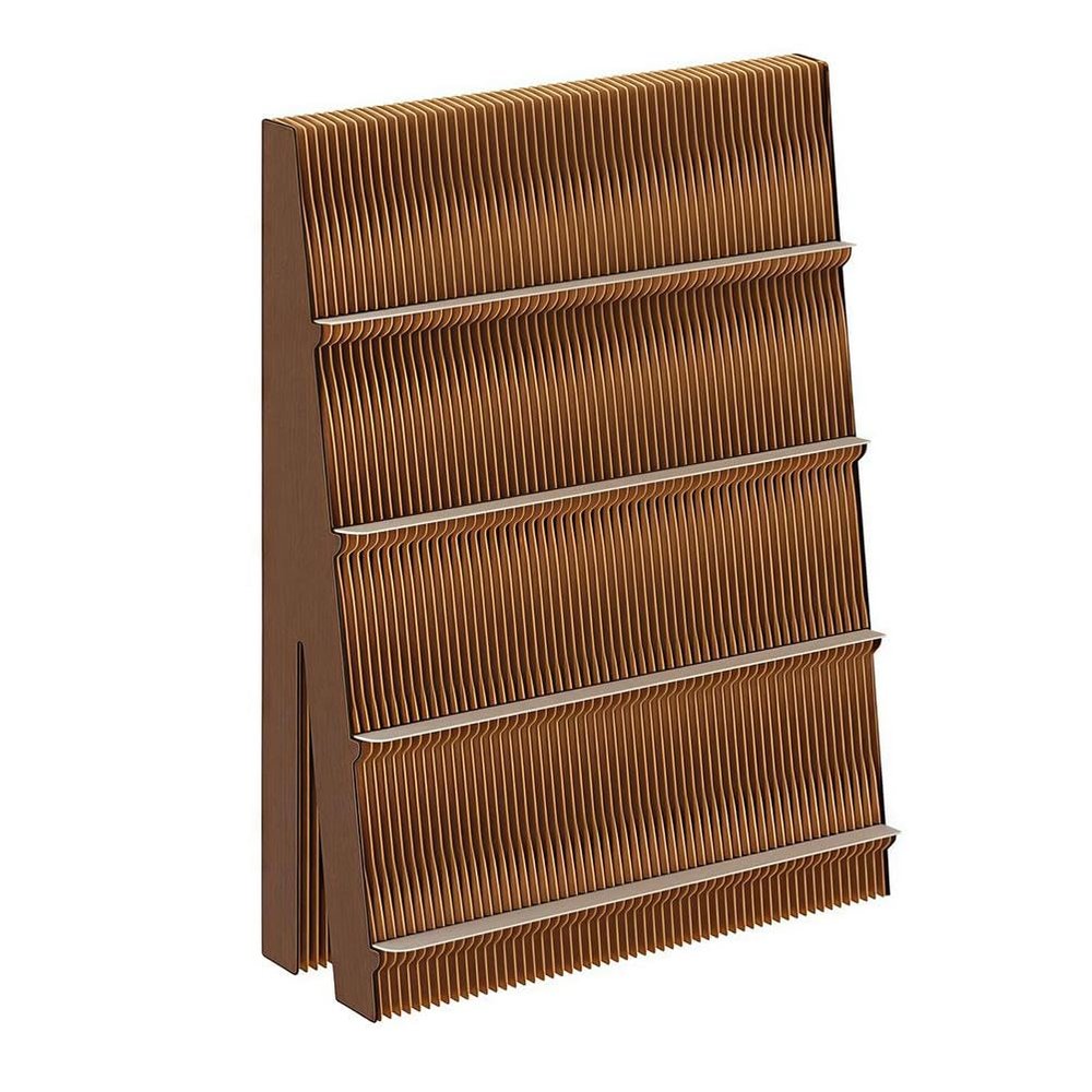 SAYEYBU Foldable Paper Shelf and Organizer, Brown