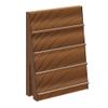 SAYEYBU Foldable Paper Shelf and Organizer, Brown view 1