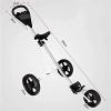 WOTZOV 3-Wheel Golf Push Cart with Adjustable Handle and Foot Brake view 3