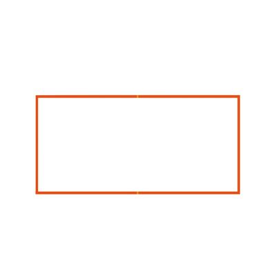 SUBLXPoten Beach Volleyball Court Boundary Line Set, Professional Volleyball Lines, Reusable Outdoor Game Accessory, Red