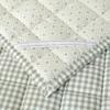 Mswborml Quilted Futon Topper with Elastic Straps, Soft Foldable Japanese Floor Mattress, 90 x 200 cm view 3