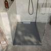 SoulHome Resin Shower Tray 150 x 70 cm, Cement Gray, Elegant Design view 1