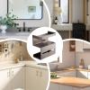 lyanny Freestanding Toilet Paper Holder with Shelf, No-Drill view 4