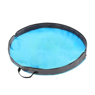 Toy Play Bag, Round Basket with Handles
