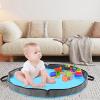 Toy Play Bag, Round Basket with Handles view 2