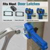 Jiawu Door Latch Installation Tool for 1-3/8 or 1-3/4 in Doors, Blue view 2