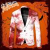 Men's Bloody Suit Jacket with Blood Splatter Print view 2