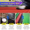 Electrically Insulating Rubber Mat, High-Voltage Insulation Pad for Electrician Safety in Distribution Rooms, Substations and Power Plants, Waterproof and Slip-Resistant view 4
