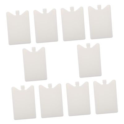 Abaodam Ice Packs for Lunch Boxes, Reusable Ice Blocks for Commercial Coolers, Versatile for Food Shipping and Air Coolers, Lightweight and Sustainable, White