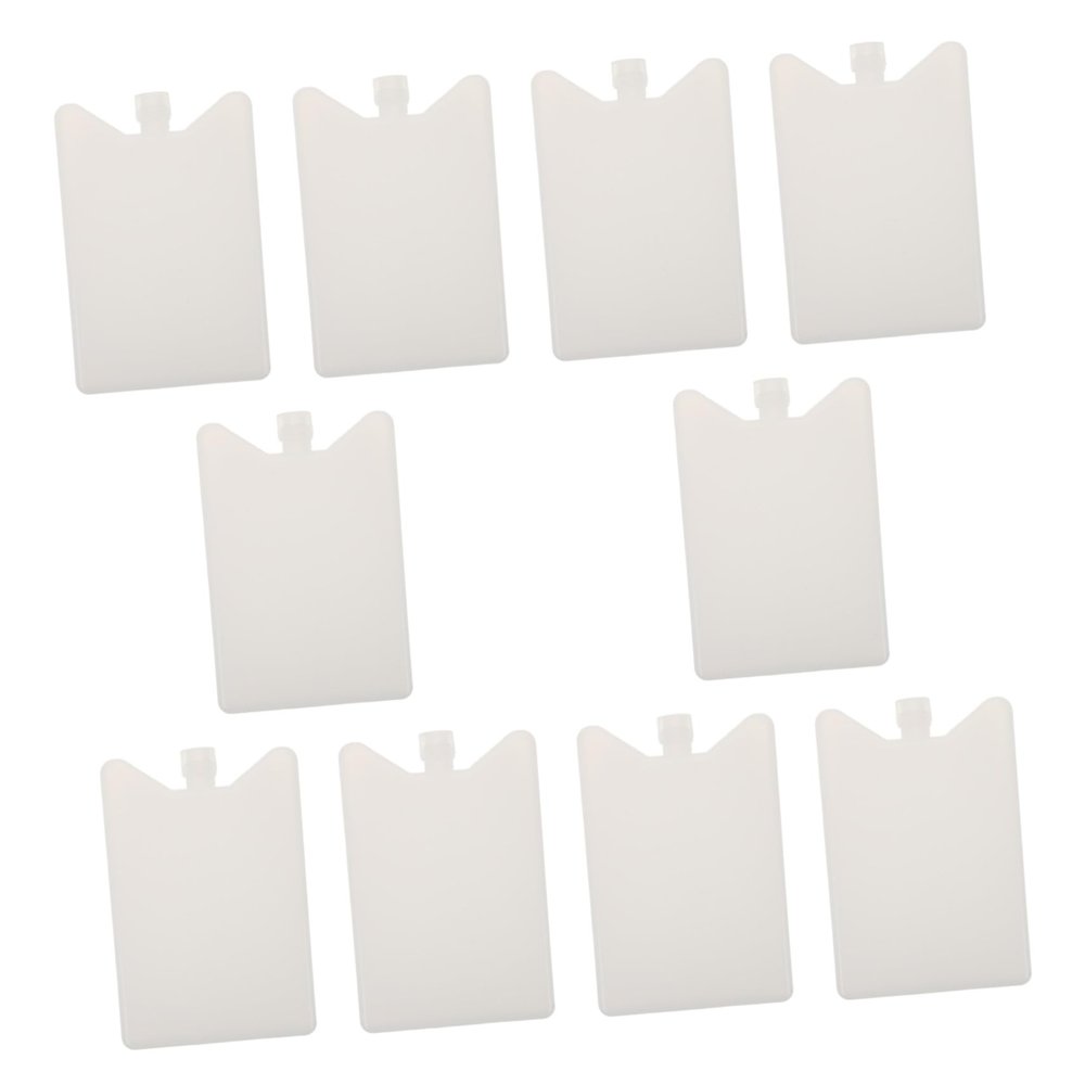 Abaodam Ice Packs for Lunch Boxes, Reusable Ice Blocks for Commercial Coolers, Versatile for Food Shipping and Air Coolers, Lightweight and Sustainable, White