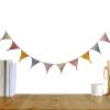 2.7-Meter Colorful Fabric Pennant Banner for Kids' Rooms view 1